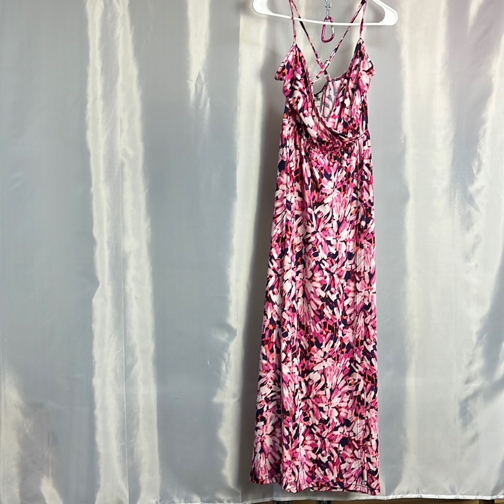 NINE eight women’s dress. Long with split from waist down but not visible